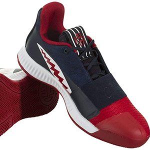 NEW Boys Adidas Harden Sneakers Athletic Shoes Blue Red Size 7